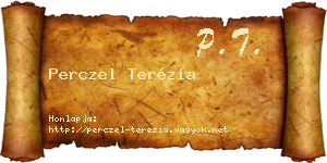 Perczel Terézia névjegykártya